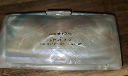 Vintage 1980's Diane Van Furstenberg Eyeshadow Teal And Pink - Picture 2 of 6