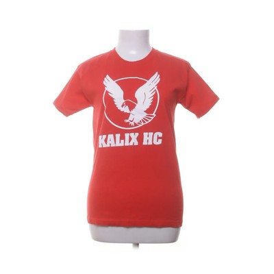 Fruit of the Loom, T-shirt, Größe: S, Rot, Baumwolle, Print, Damen #pZV