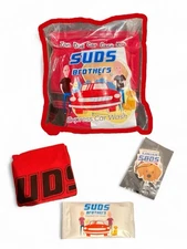 SEALED Quick Car Care Kit Air Freshener Microfiber Towel Dash Wipe Sticker NEW