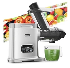 Aeitto Slow Juicer Cold Press Juicing 85 RPM 3” Wide Chute HSJ-1521 Brand New