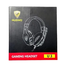 NUBWO U 3 Gaming Headset with Microphone PC Console Phone Power Clarity Comfort