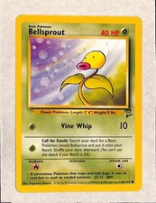 1999 WotC Pokemon Bellsprout Base Set 2 66/130 LP