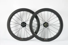 700C Carbon Road Bike Wheelset Clincher Bicycle Wheels 3k Matte Basalt Brake