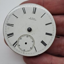 18677 Waltham A.T.  Co. 16s 15j Pocket Watch - Movement  Dial UNTESTED