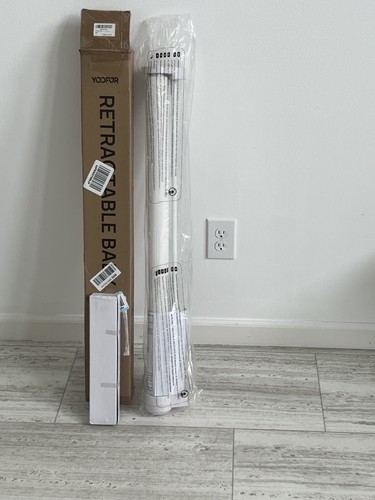YOOFOR Retractable Baby Gate, Safety Kids or Pets Gate, 33” Tall 55” Wide