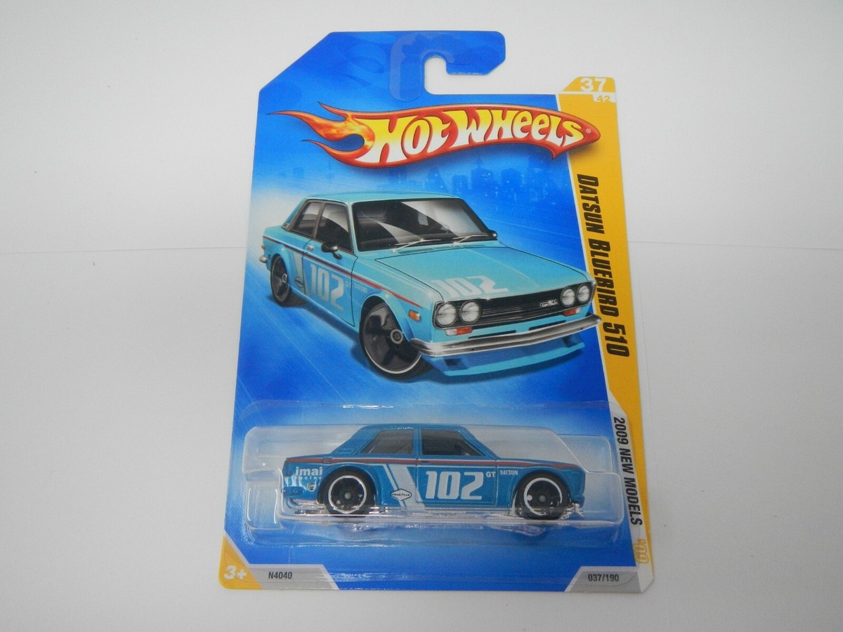 Hot Wheels 2009 New Models Datsun Bluebird 510 Blue 37 / 42 | eBay