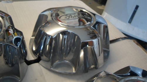 (4) 1998 - 2011 Ford Explorer Ranger Crown Victoria Wheel Chrome Center Hub Caps - Picture 6 of 10