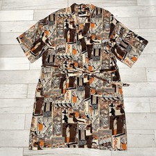 Pierre Cardin Kimono Robe Men's One Size Paris Belt Pockets Lord Taylor Vintage
