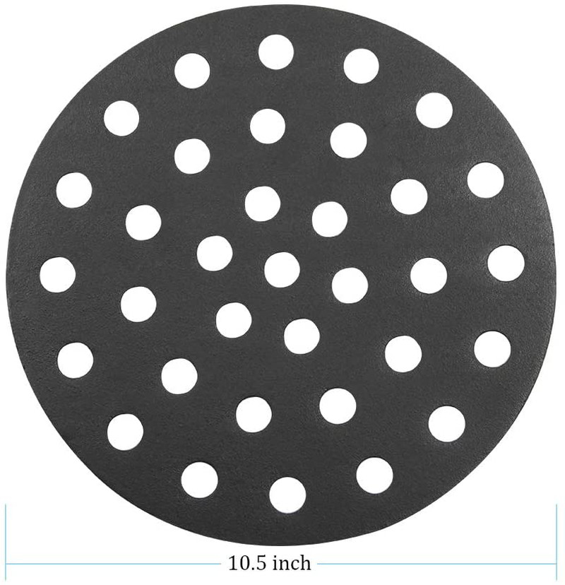 Cast Iron Charcoal Grate 10.5" for Kamado Joe Classic Weber 