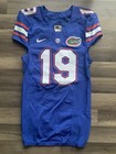 Florida Gators Team Issued Jersey #19 Nike Sec Sz 38 Blue Football