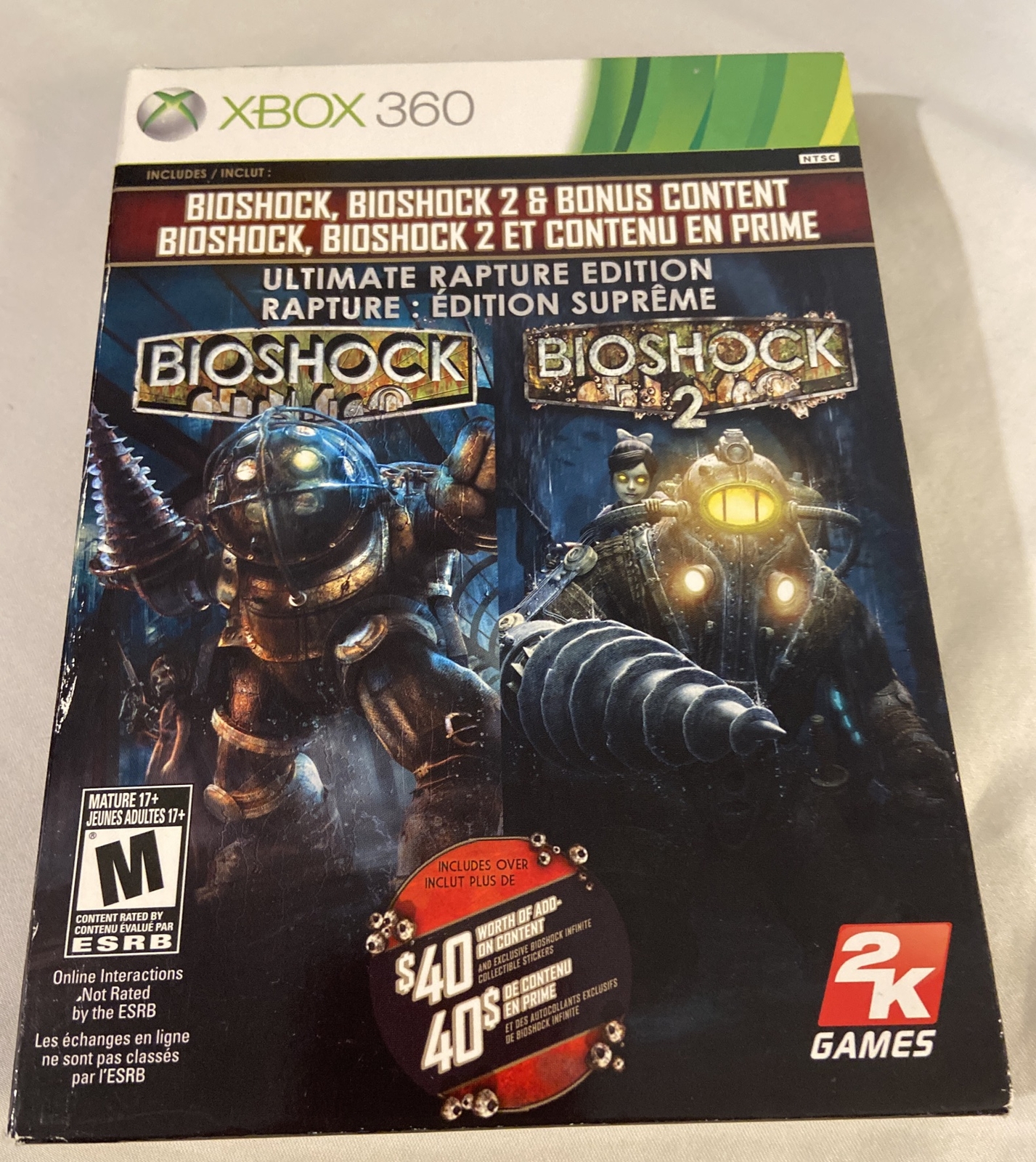 BioShock 1 & 2 Ultimate Rapture Edition (Microsoft Xbox 360) - Complete ...