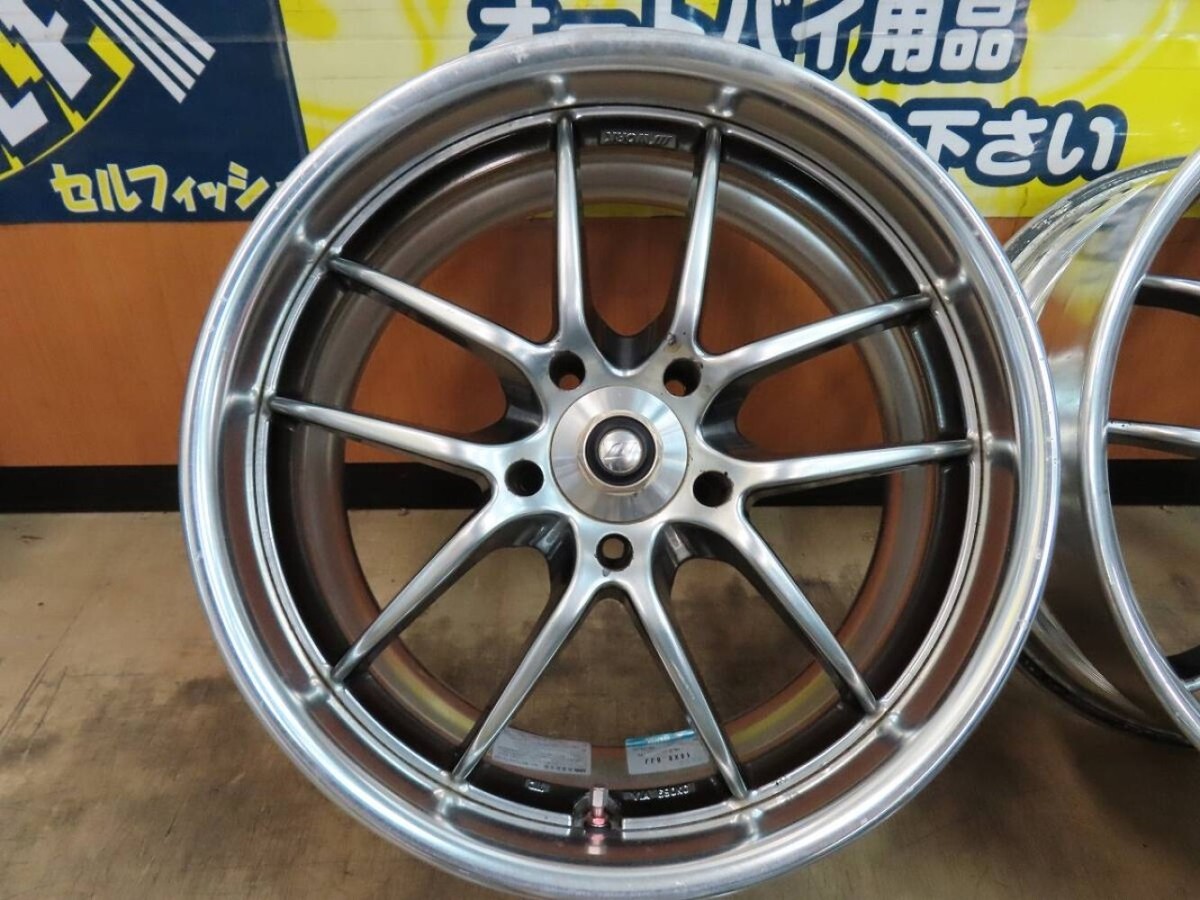 WORK S2R ワーク 社外ホイール 18インチ 2本 9J5HPCD114.3+35 希少