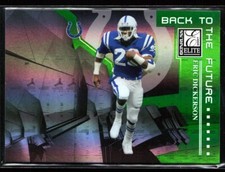 2007 Donruss Elite -Back to the Future #BTF-8 Eric Dickerson, Joseph Addai /800