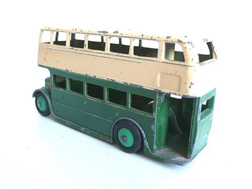 DINKY TOYS GB LEYLAND DOUBLE DECK BUS REF 290 MECCANO 1954 BON ÉTAT - Imagen 6 de 7