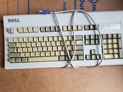 Dell AT101W Mechanical Keyboard GYUM90SK PS/2 Black Alps Switches