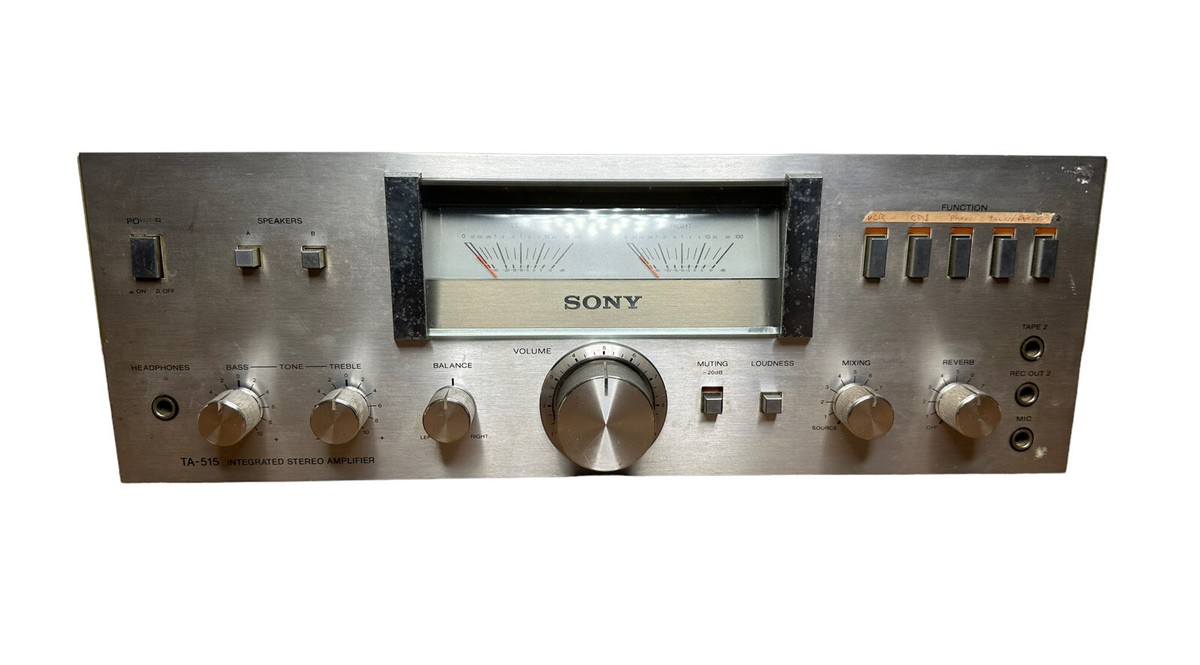 Sony TA-515 Stereo Integrated Amplifier Tested Vintage Rare | eBay