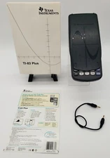 Texas Instruments TI-83 PLUS Graphing Calculator & Cover Manual Cable Tested DMG
