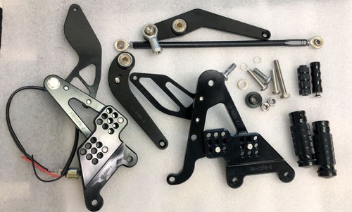used Adjustable Positions Footpegs Footrests Rearsets For Yamaha YZF R6 2003-05