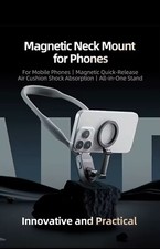Silicone Magnetic Neck Mount Quick Release Holder for iPhone,Samsung,gopro