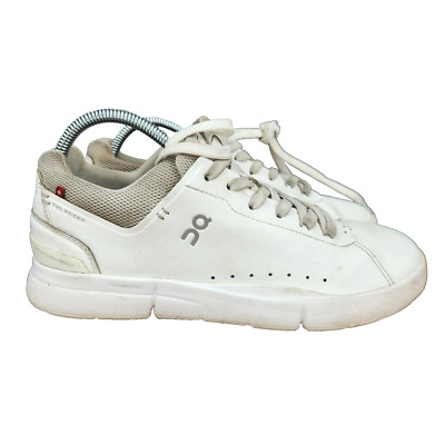 On Cloud The Roger Advantage Tennis Shoes Womens 9 White Leather Pickle Ball