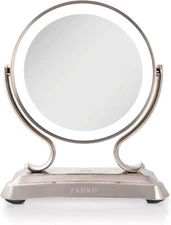 Zadro Glamour LED Lighted Makeup Mirror w/ Magnification & Swivel Head
