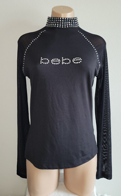 Haut Col Roulé Large Bebe Noir - Taille L - Occasion En Très Bon état