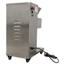 Electric 110V Stainless Steel Commercial Meat Cutter Slicer w/6mm Blade 400KG/h