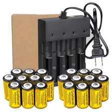 3.7V CR123A 16340 Batteries Rechargeable Li-ion Battery Charger for Arlo Camera