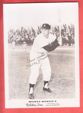 1958   HOLIDAY INN    5 X 7     MICKEY MANTLE    PREMUIM  PHOTO