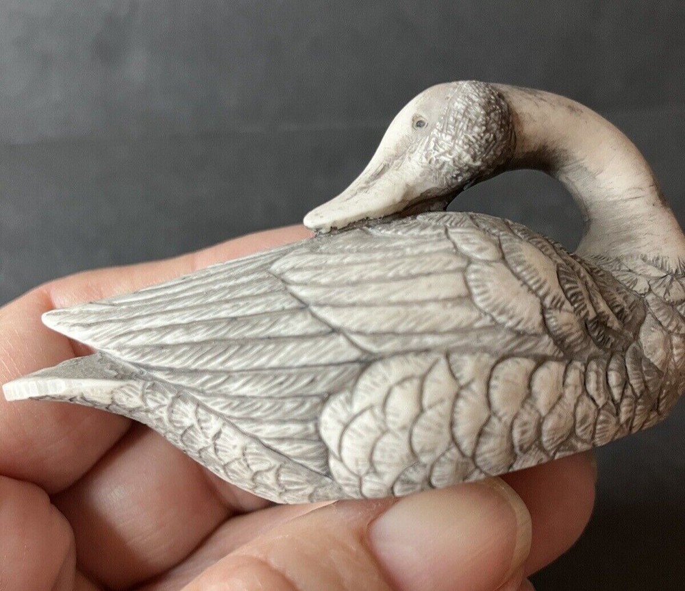 Vintage Miniature Comoy's of London Goose/Swan Figurine Made in Italy