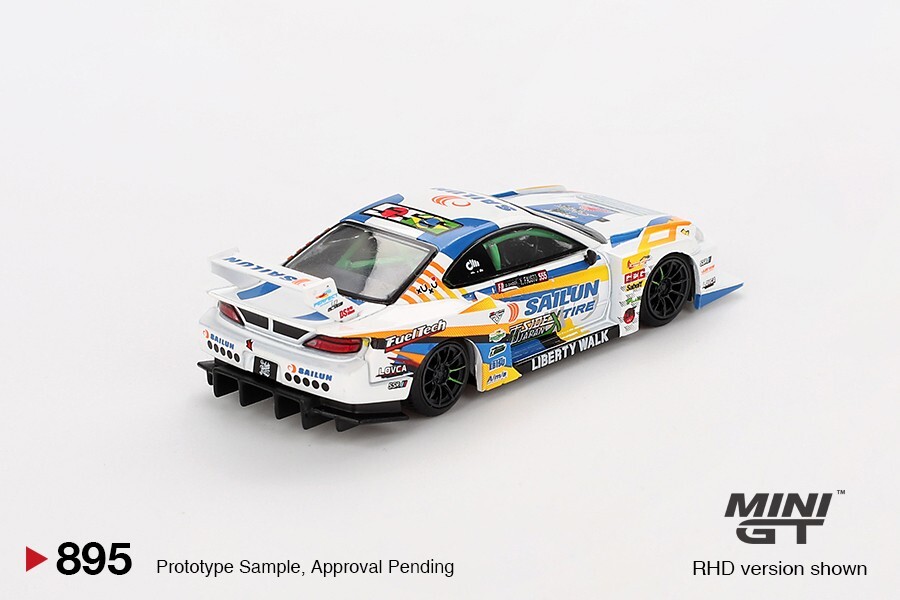 MINI GT 895 LB-Super Silhouette Nissan S15 SILVIA #555 2023