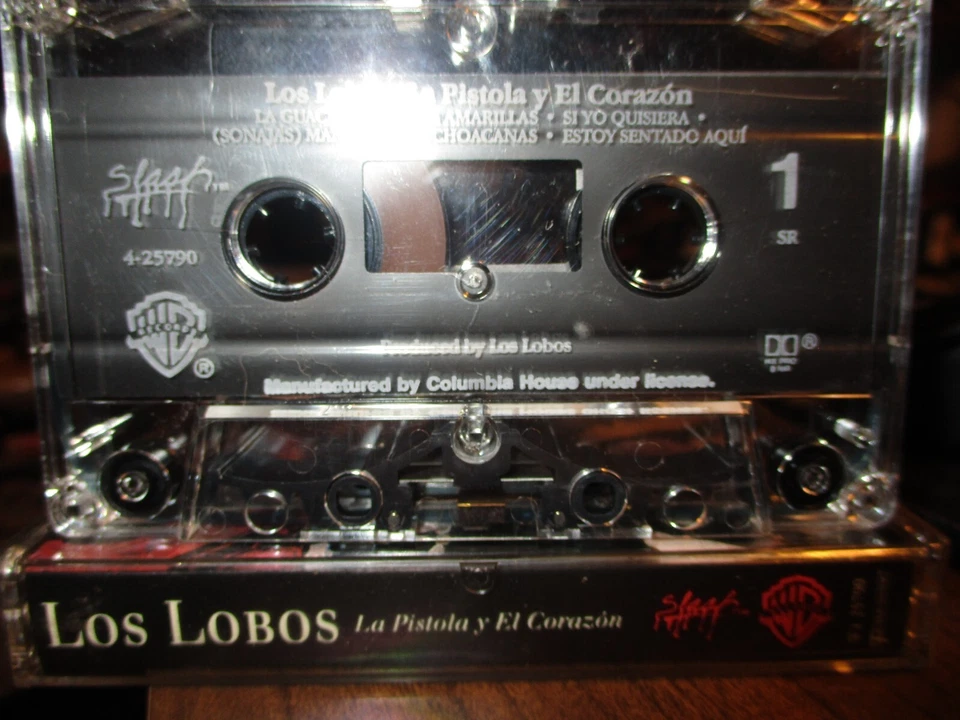 1988 LOS LOBOS La Pistola y El Corazon US Cassette Slash 25790 VG+ - Image 2 of 3