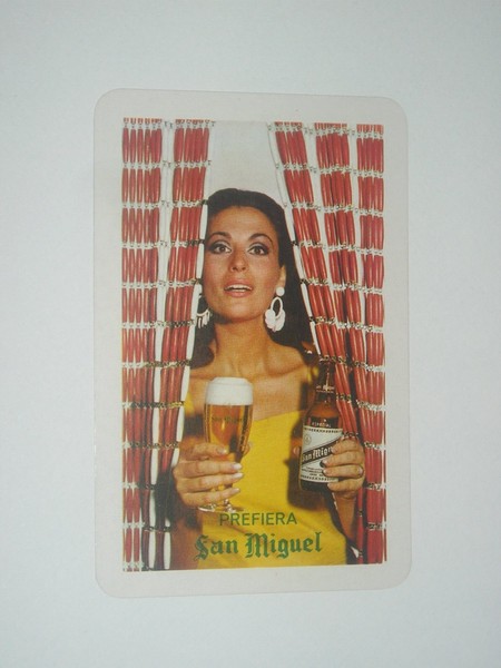 CALENDARIO FOURNIER CERVEZA SAN MIGUEL 1968.