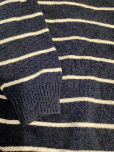 janie and jack boys size 12 dark blue striped sweater excellent condition - Picture 5 of 9