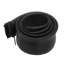 120cm Cable Tidy Zip Sleeve for PC/TV Wire Management Organizers Cable Cover UK