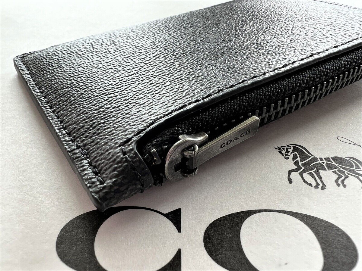 COACH Men's Signature Coated Canvas & Refined Calf Leather COACH Men's Signature Coated Canvas & Refined Calf Leather