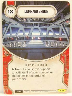 Star Wars Destiny - #091 Command Bridge - Legacies