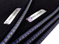 Exclusive FußMatten FüR Ford Explorer Bj.1995-2000 Beste QualitäT Velours Logo