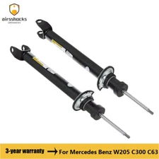 Pair Front Shock Absorbers Fit Mercedes Benz W205 C300 C63 AMG RWD 2WD 2015-2020