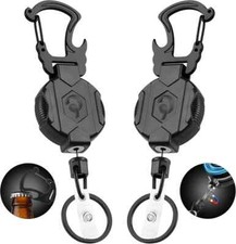 2 Pack Retractable Keychain Heavy Duty 5.9 x 3.74 x 0.67inches, Ysk-1