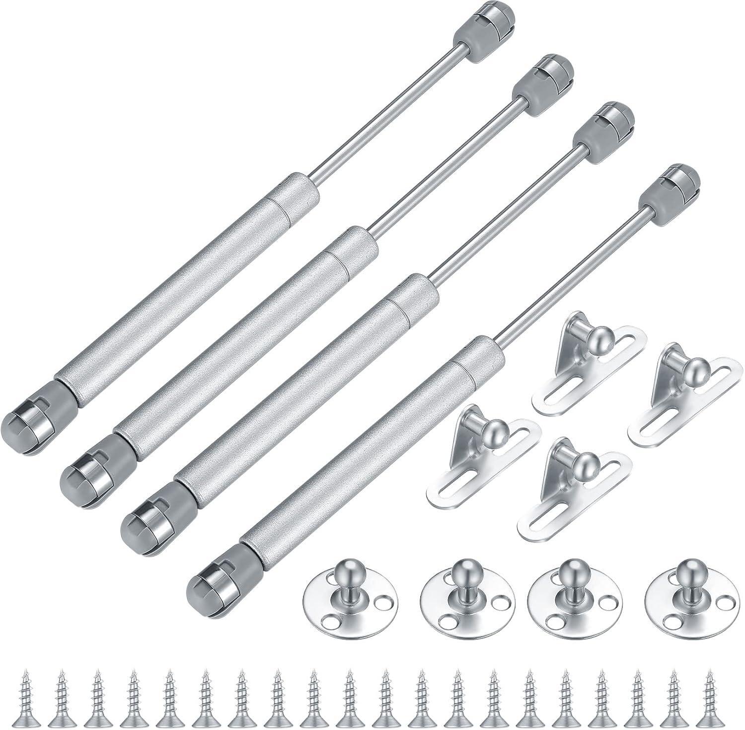 4 Pcs Gas Lift Strut Kit, Gas Spring Strut Lift Stay Support, 100N/10KG Kitchen