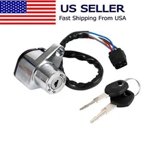 Igntiton Swtich Fuel Gas Tank Cap For Kawasaki VN1500 Vulcan 1500 Classic FI