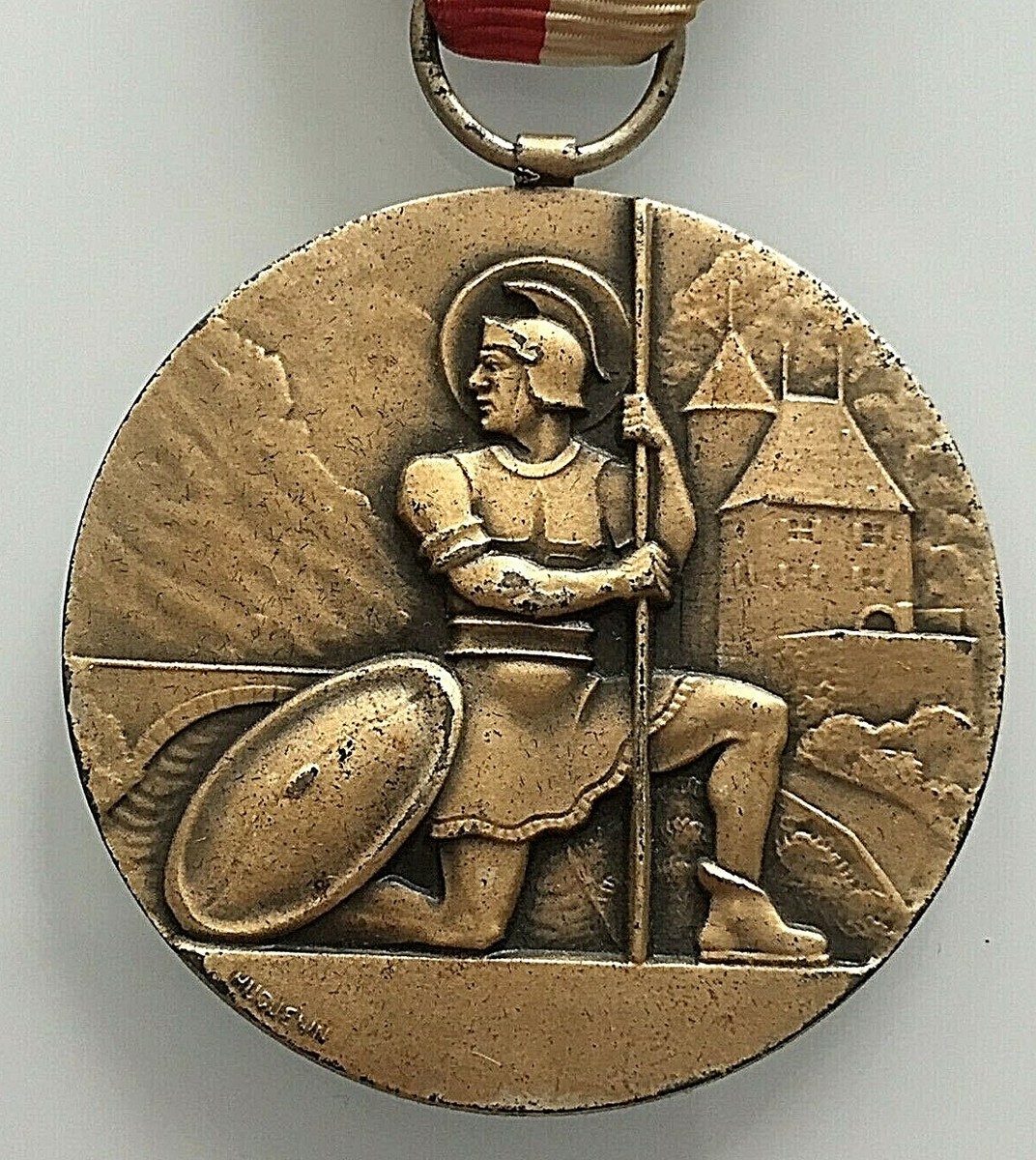 SWITZERLAND MILITARY SHOOTING MEDAL ENDSCHIESSEN BADGE 1952 SWISS