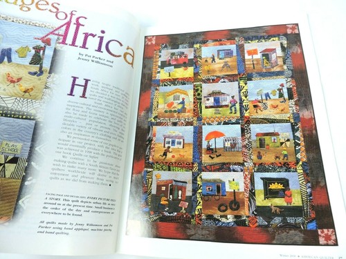 American Quilter Magazine Winter 2000 Painting With Fabric and Thread Sewing - Picture 5 of 8