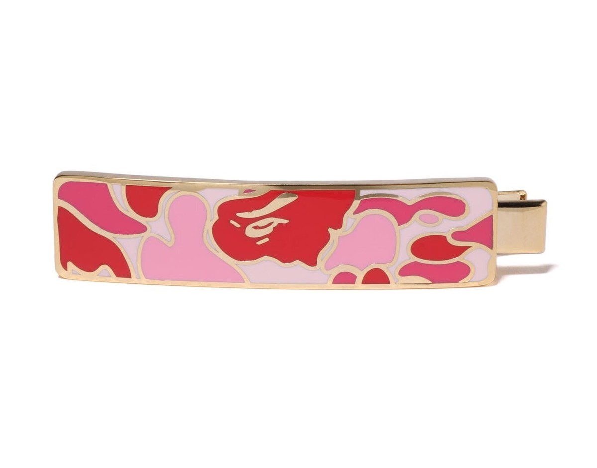 A BATHING APE ☆ABC CAMO HAIR CLIP 4本セット 要在庫確認 A BATHING APE Ladies' Goods ABC CAMO HAIR CLIP 1J80282002