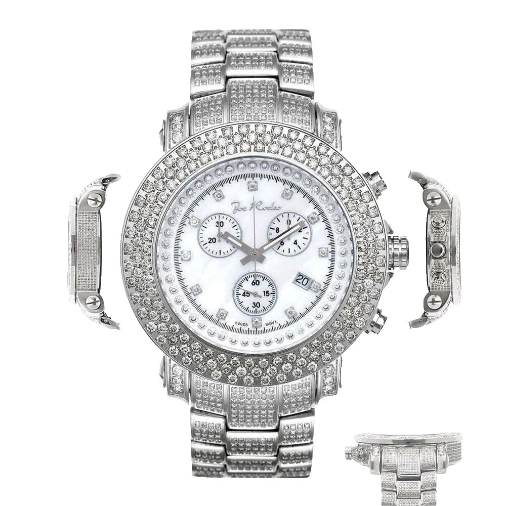Relojes de pulsera de Lujo acento de Diamante Joe Rodeo