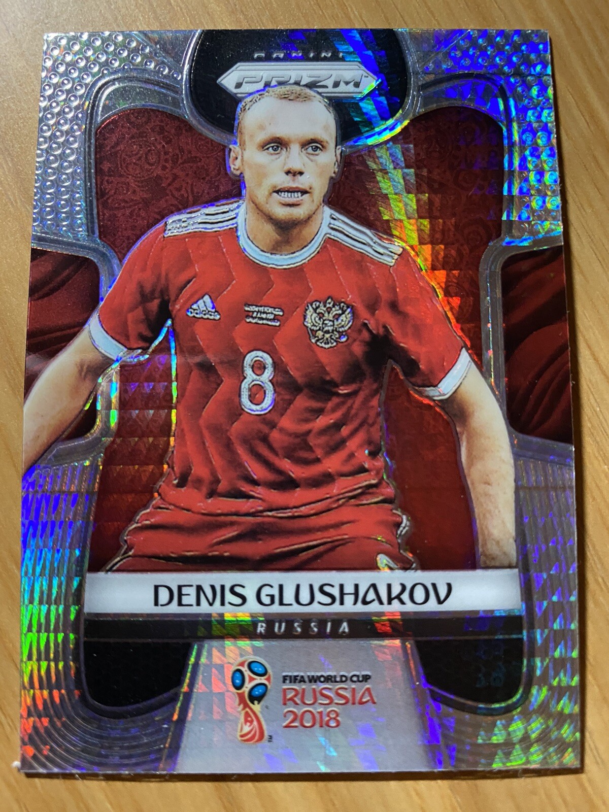DENIS GLUSHAKOV 2018 Prizm World Cup CARD #168 HYPER PRIZM