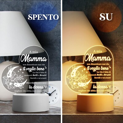 Regalo personalizzato per mia figlia dalla mamma, regalo di compleanno per figlia, regalo di Natale per figlia, regalo di laurea per figlia, regali per figlia dal papà - Italia
