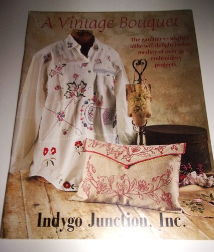 INDYGO JUNCTION "A VINTAGE BOUQUET" EMBROIDERY BOOKLET - 第 1/3 張圖片