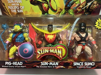 Masters of the Universe Sun-Man and the Rulers of the Sun Action Figure 3pk